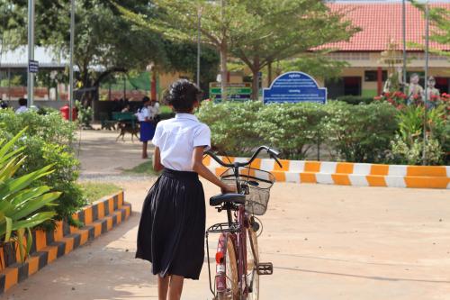 Student with a bike 2