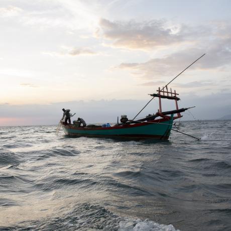 Fisherfolks in Kampot Province 
