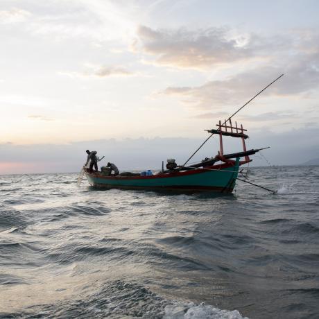 Fisherfolks in Kampot Province